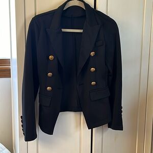 Black gold buttons jacket/coat